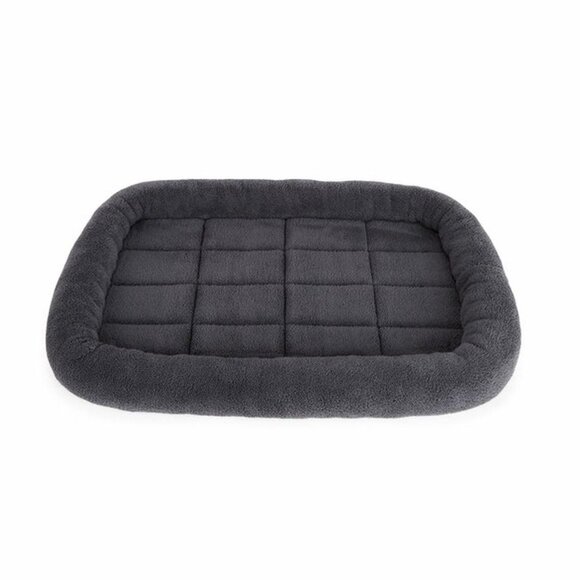 EveryYay Plush Dog Mat Bed Small 22"x15" Gray Crate Kennel Pad - Picture 2 of 6